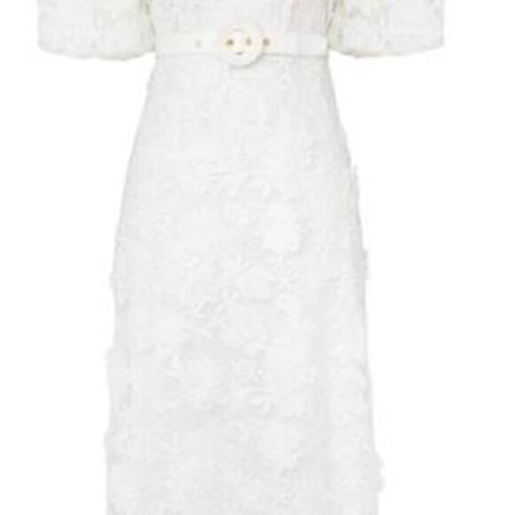 Zimmermann Halliday White Lace Dress - SIZE 2 (6-8) - Picture 5 of 7